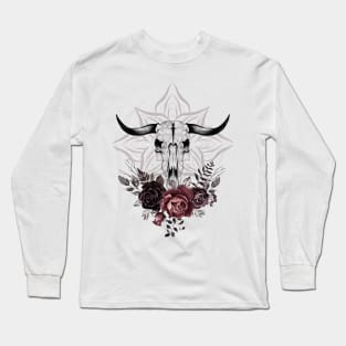 Skull and roses Long Sleeve T-Shirt